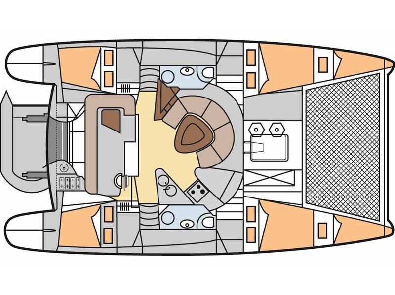 Book yachts online - catamaran - Athena 38 - Piedra Del Sol - rent