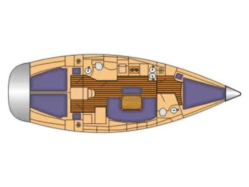 Book yachts online - sailboat - Bavaria 39 Cruiser - Nordstern - rent