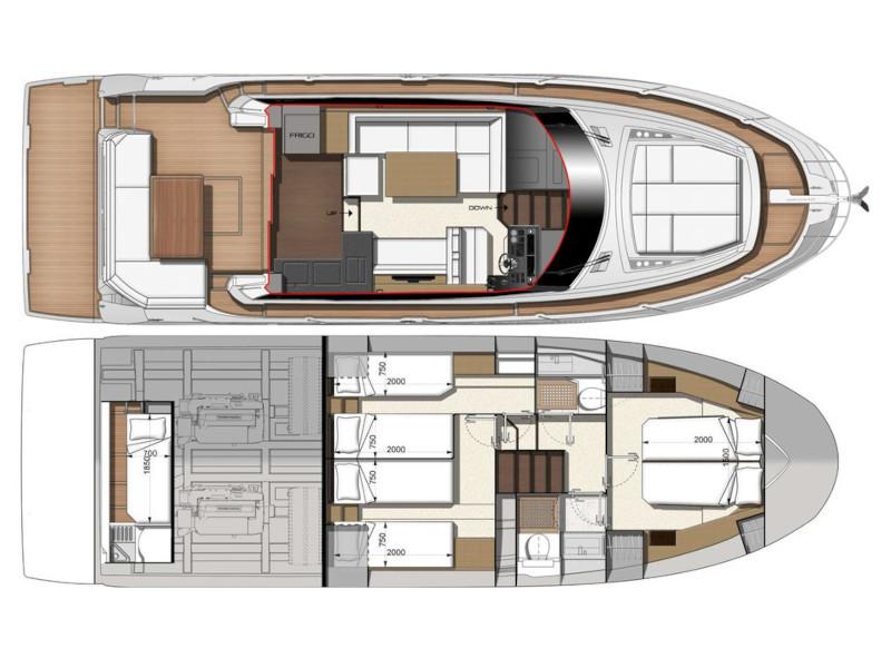 Book yachts online - motorboat - Prestige 460 - Ferus - rent