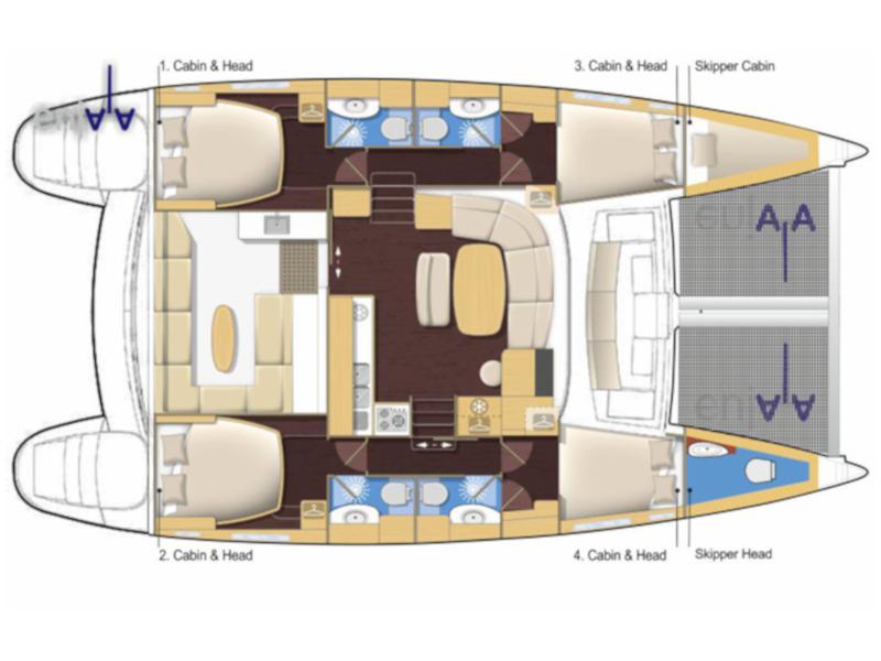 Book yachts online - catamaran - Lagoon 440 - Enjala - rent