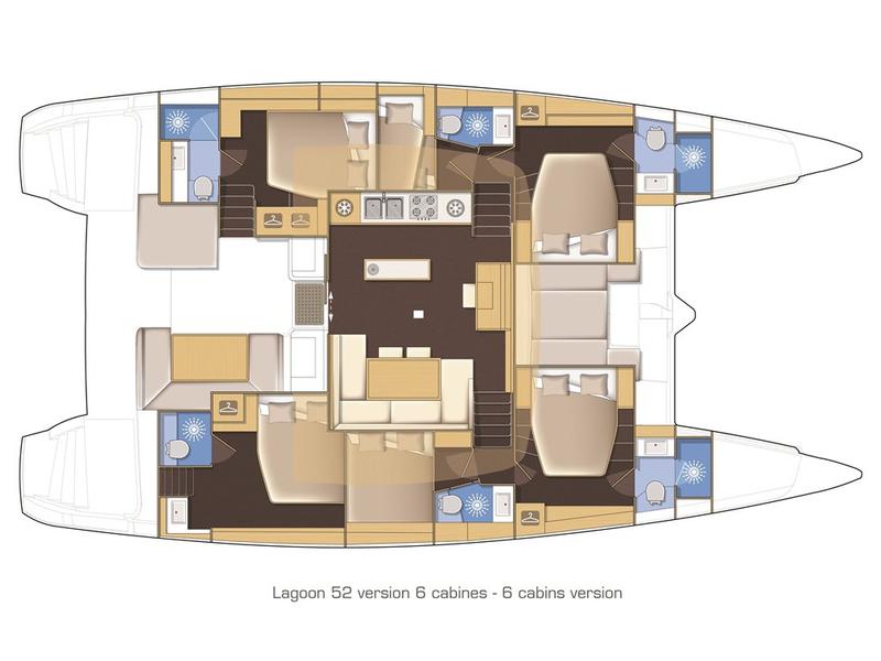 Book yachts online - catamaran - Lagoon 52F - ONEIDA - rent