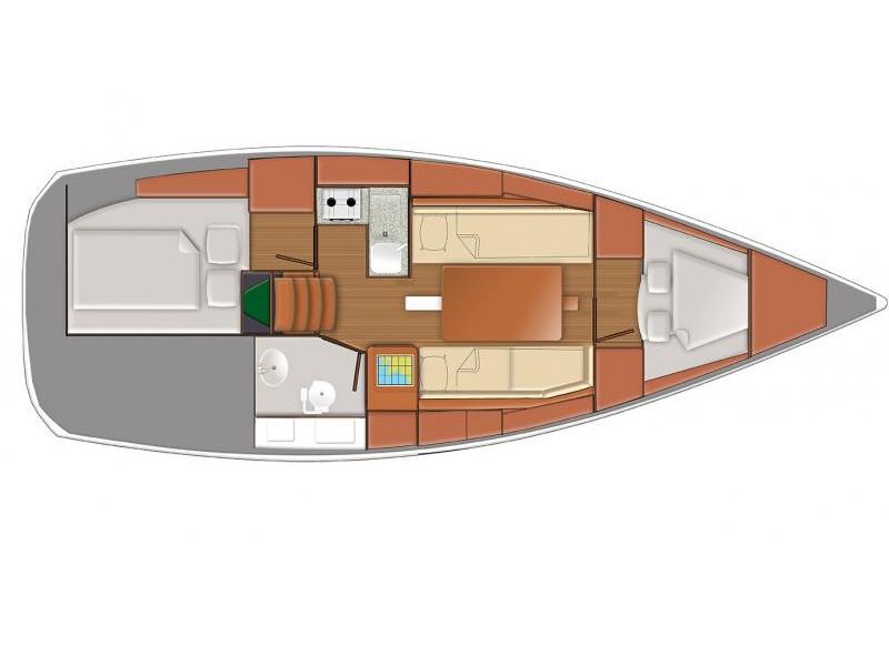 Book yachts online - sailboat - Sun Odyssey 319 - Hija del Viento - rent