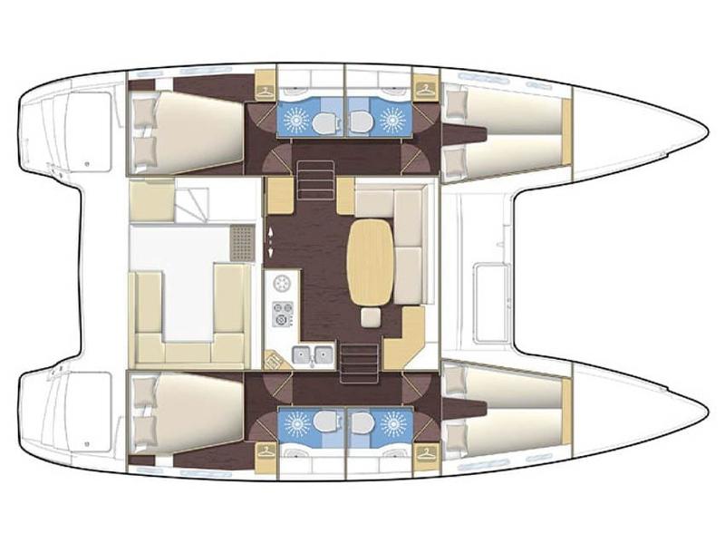 Book yachts online - catamaran - Lagoon 400 - ARIANNA - rent