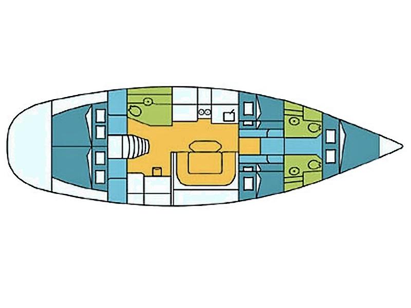 Book yachts online - sailboat - Harmony 52 - Lomrand DB - rent