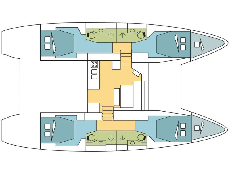 Book yachts online - catamaran - Lagoon 46 - PINSON - rent