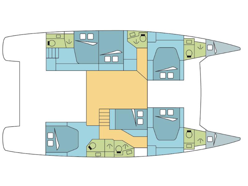 Book yachts online - catamaran - Saba 50 - Tareg - rent