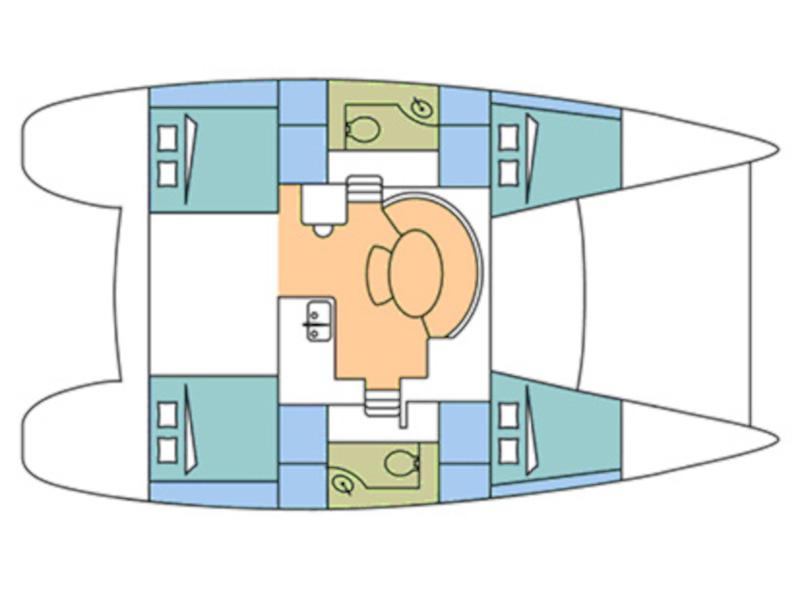 Book yachts online - catamaran - Lagoon 380 - Sevilla_DB - rent