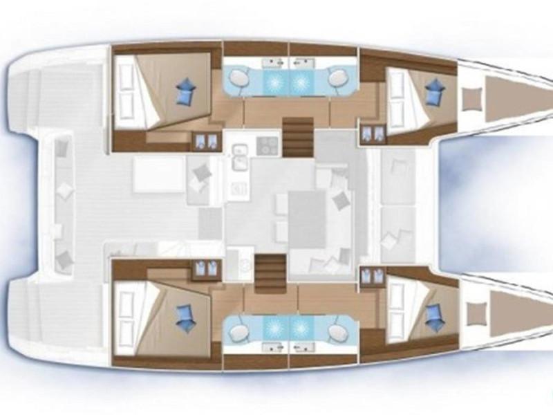 Book yachts online - catamaran - Lagoon 40 - Chingi Lingy - rent