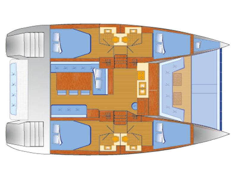 Book yachts online - catamaran - Bali 4.1 - Jax - rent