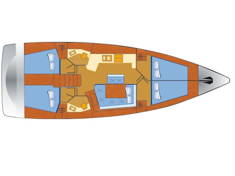 Book yachts online - sailboat - Oceanis 45 - Phantom - rent