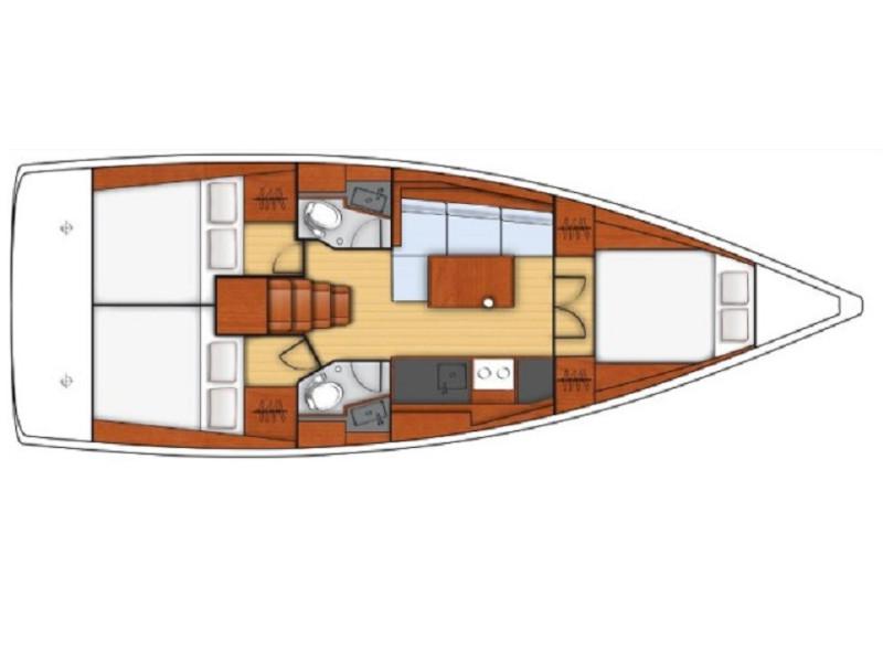 Book yachts online - sailboat - Oceanis 38.1 - Anima Maris - rent