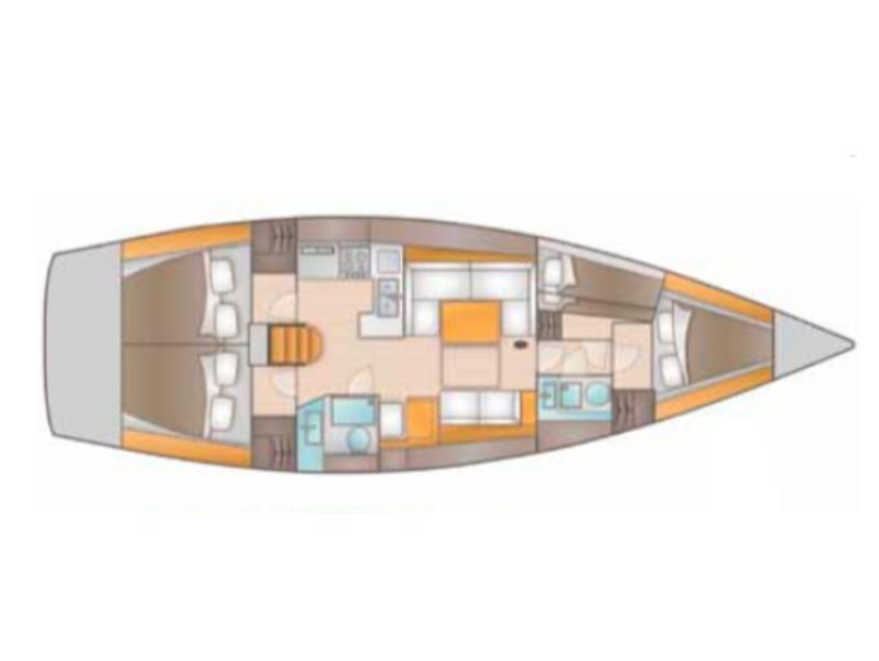 Book yachts online - sailboat - Salona 44 - LeeLoo - rent