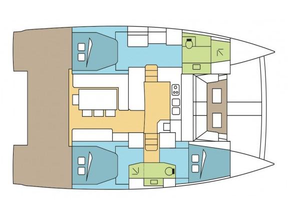 Book yachts online - catamaran - Bali 4.1 - Zephyr - rent