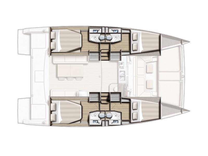 Book yachts online - catamaran - Bali 4.0 - Insail - rent