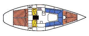 Book yachts online - sailboat - Dehler 38 - Ferox - rent