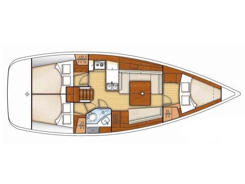 Book yachts online - sailboat - Oceanis 37 - Polaris - rent