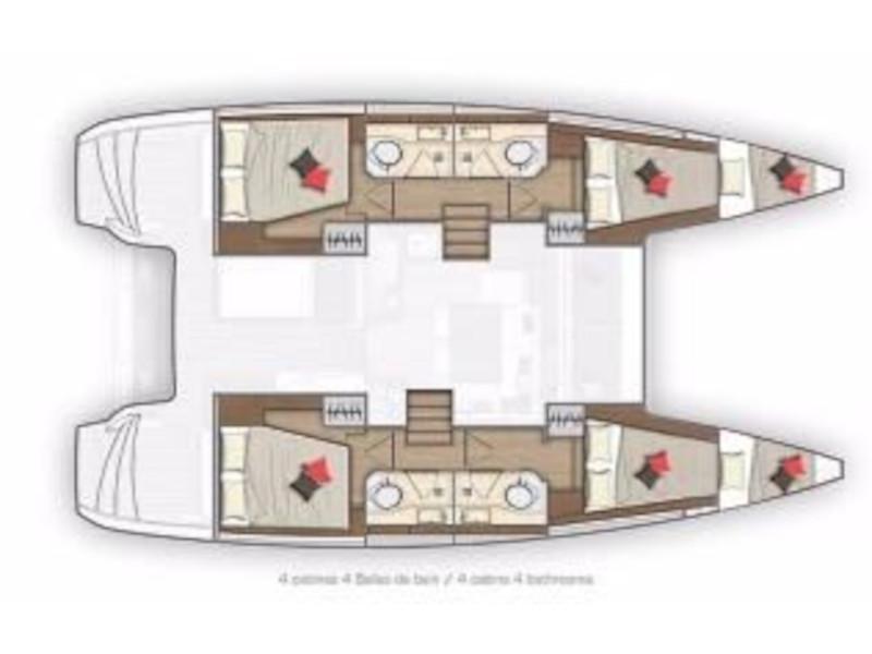 Book yachts online - catamaran - Lagoon 40 - Mare Negroni - rent