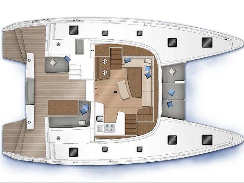 Book yachts online - catamaran - Lagoon 42 owner version - Ocean Pearl - rent