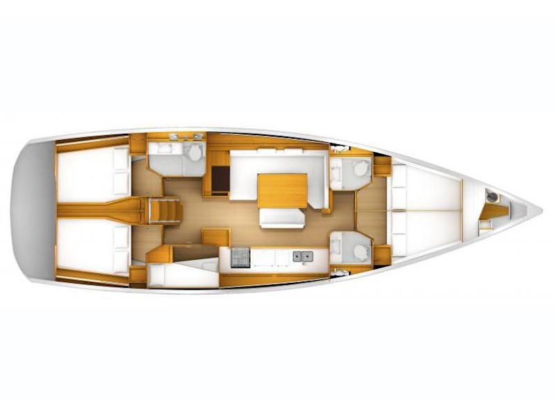 Book yachts online - sailboat - Sun Odyssey 519 - Maistros - rent