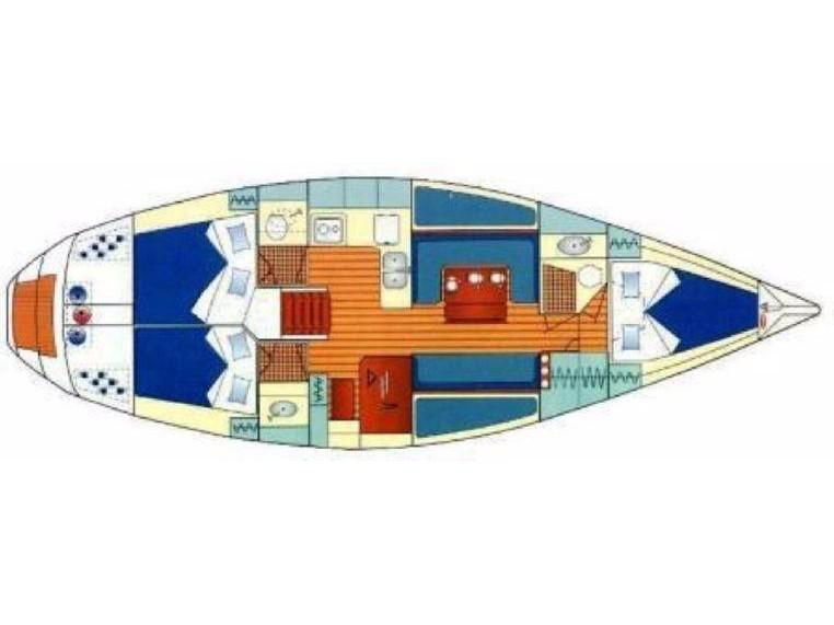 Book yachts online - sailboat - Sun Legende 41 - Alexandra - rent