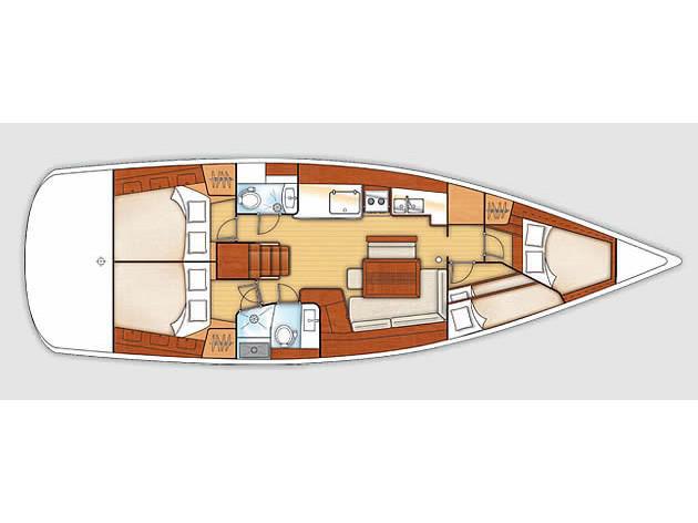 Book yachts online - sailboat - Oceanis 46 - Armonia - rent