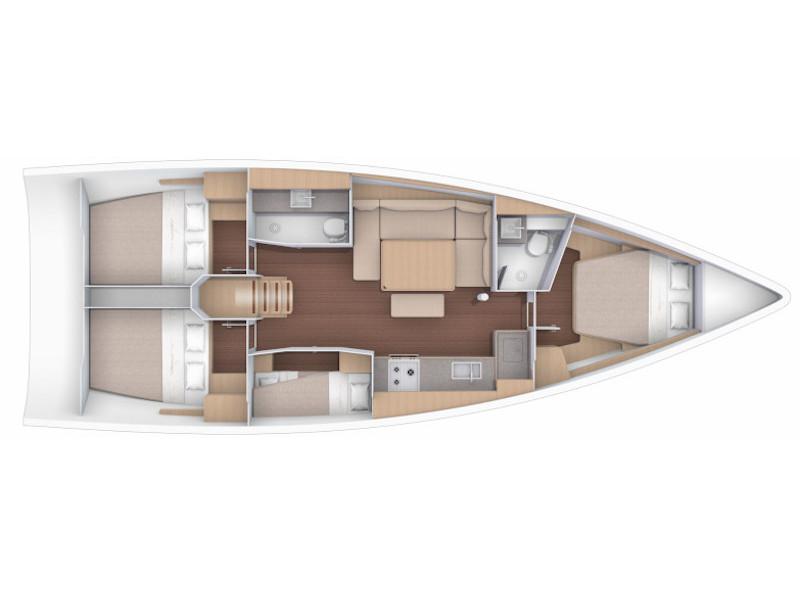 Book yachts online - sailboat - Dufour 430 - Victoria - rent