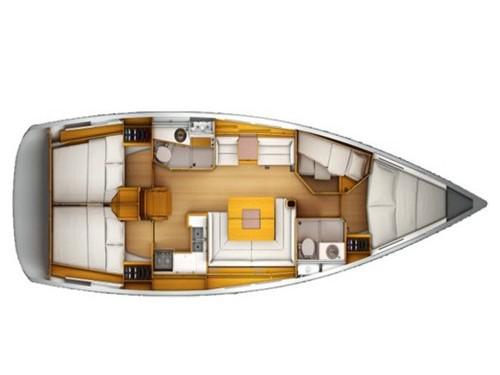 Book yachts online - sailboat - Sun Odyssey 439 - Zayanes - rent