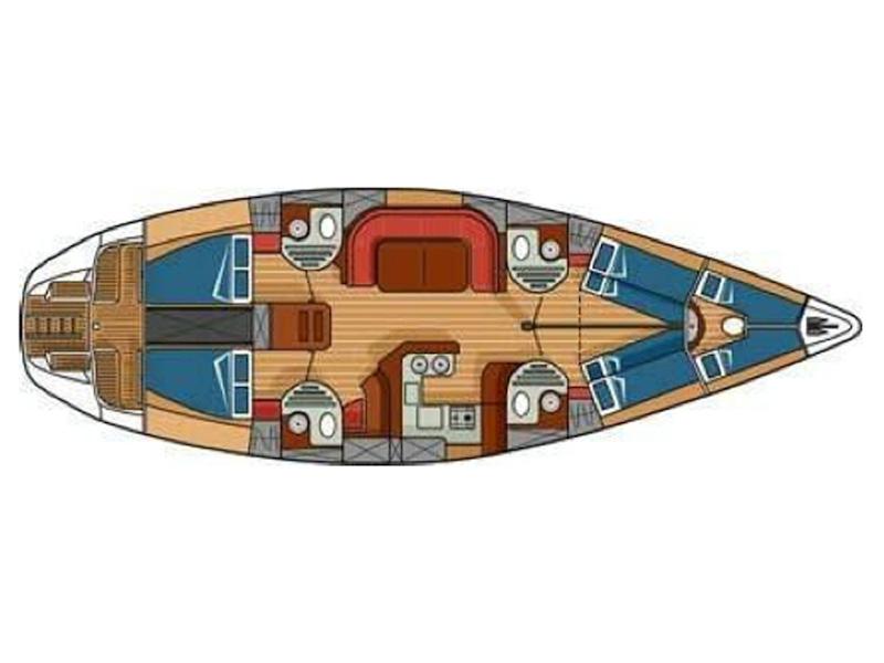 Book yachts online - sailboat - Sun Odyssey 51 - CHIA - rent