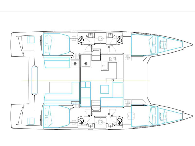 Book yachts online - catamaran - Nautitech 46 - Illusion - rent