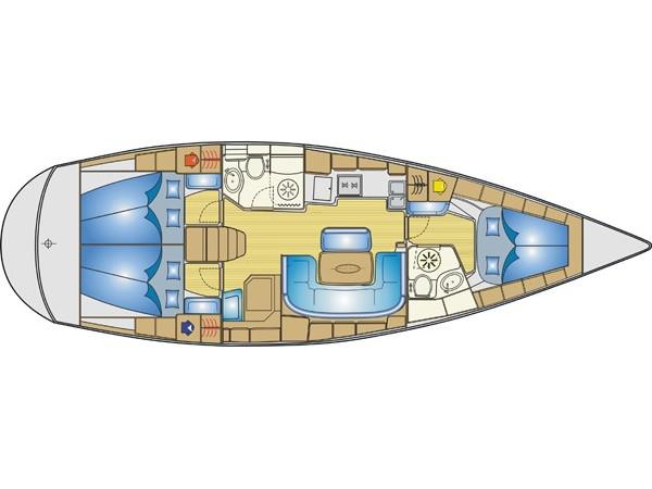 Book yachts online - sailboat - Bavaria 42 - Andiamo - rent