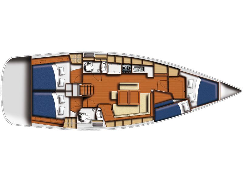 Book yachts online - sailboat - Oceanis 46 - Sail La Vie - rent