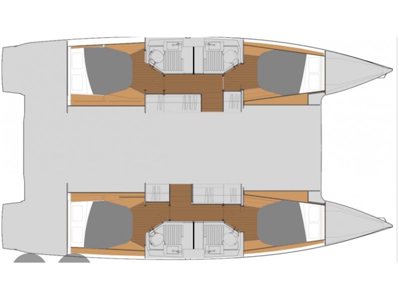 Book yachts online - catamaran - Astréa 42 - Grace - rent