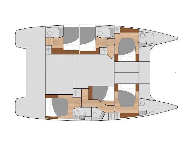 Book yachts online - catamaran - Saba 50 - ANNA ISABELLA - AC and generator - rent