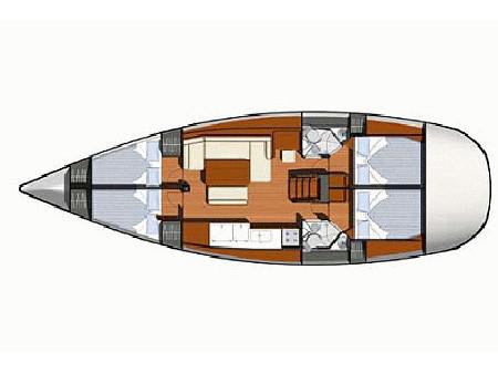 Book yachts online - sailboat - Sun Odyssey 44 i - Vendavel - rent