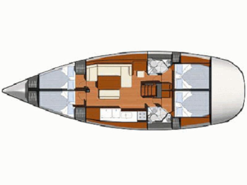 Book yachts online - sailboat - Sun Odyssey 44 i - Achilles - rent