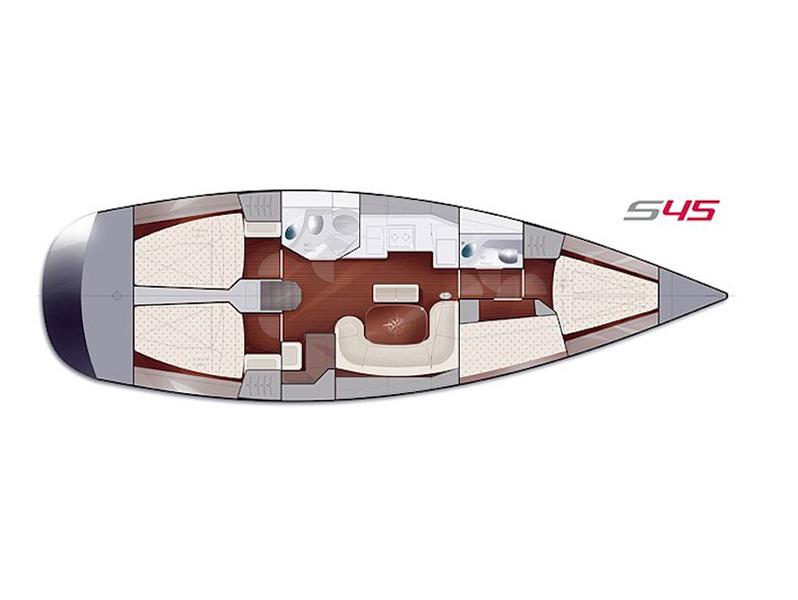 Book yachts online - sailboat - Salona 45 - Nati - rent