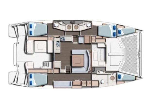 Book yachts online - catamaran - Leopard 48 - Canturk 2 - rent