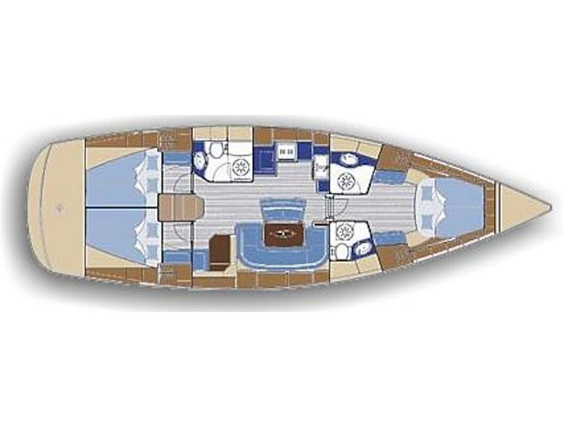 Book yachts online - sailboat - Bavaria 46 Cruiser-3 - Barbados - rent