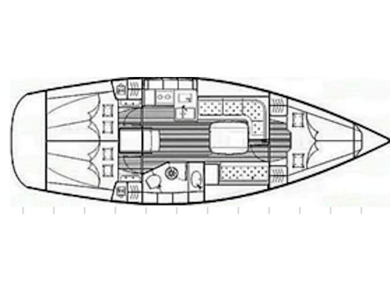 Book yachts online - sailboat - Bavaria 35 Cruiser - Salsa - rent