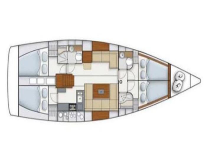 Book yachts online - sailboat - Hanse 445 - Helios - rent