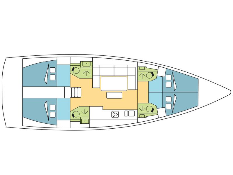 Book yachts online - sailboat - Dufour 460 Grand Large - BARTOK_DB - rent