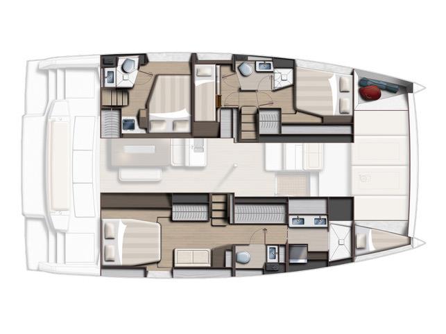 Book yachts online - catamaran - Bali 4.6 - Desiree  - rent