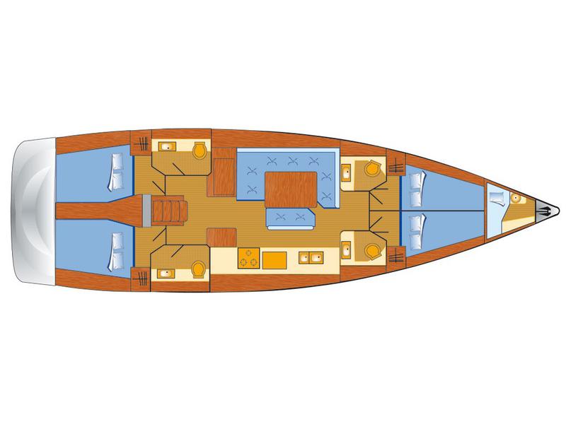 Book yachts online - sailboat - Sun Odyssey 519 - Alea - rent