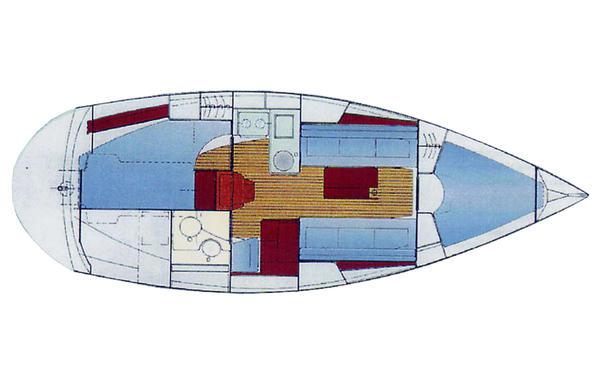 Book yachts online - sailboat - Bavaria 32 - Alexandros - rent