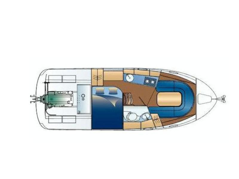 Book yachts online - motorboat - Bavaria 27 Sport - no name - rent