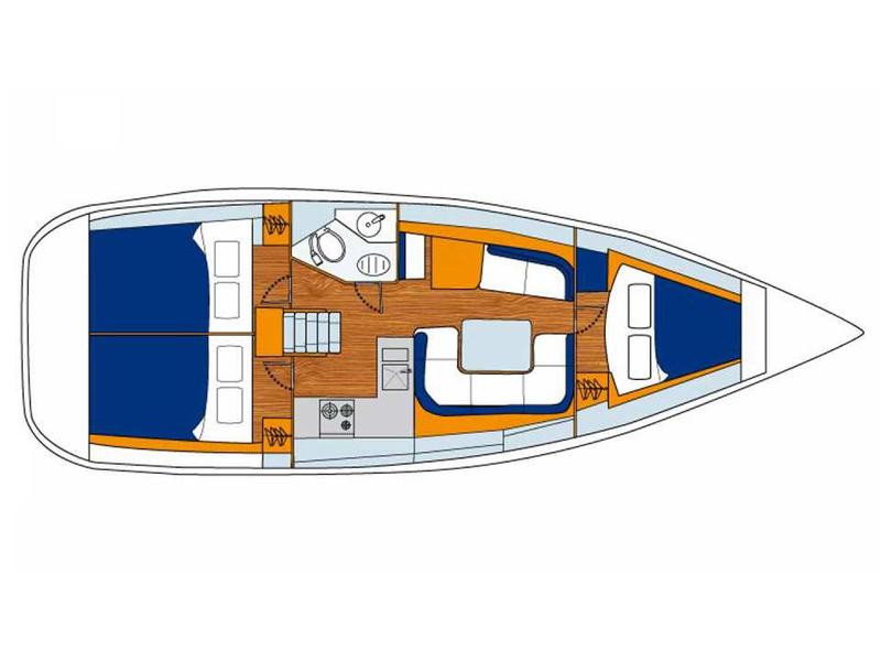 Book yachts online - sailboat - Sun Odyssey 36i - Jeanneau 36án - rent