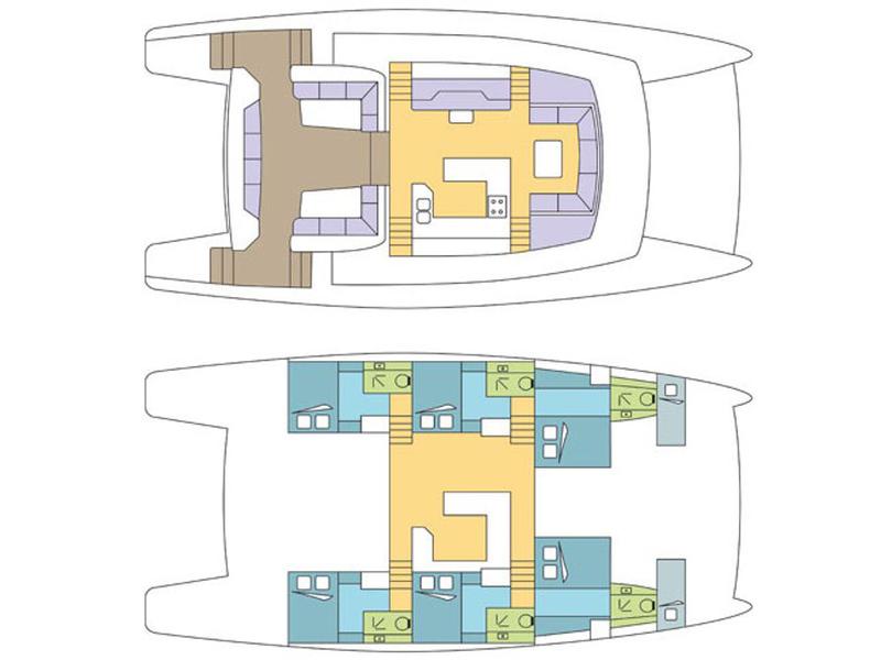 Book yachts online - catamaran - Catlante 600 - Isabella Conticelli - rent