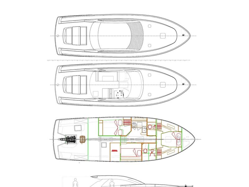 Book yachts online - motorboat - Cyrus 13.8 Hardtop - Punta II - rent