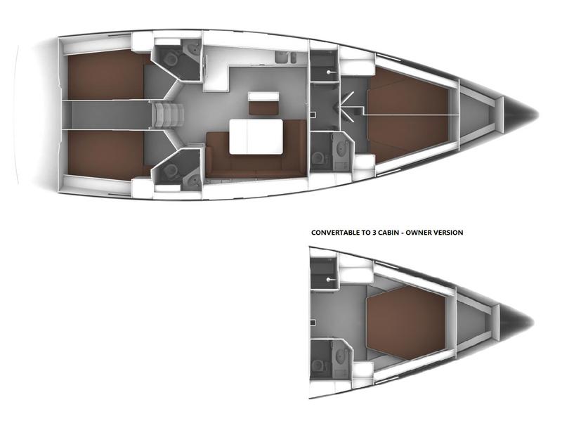 Book yachts online - sailboat - Bavaria Cruiser 46 - NN2 -  NEW 2022 - rent