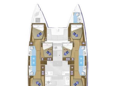 Book yachts online - catamaran - Lagoon 50 Fly - SUMMER STAR  - rent